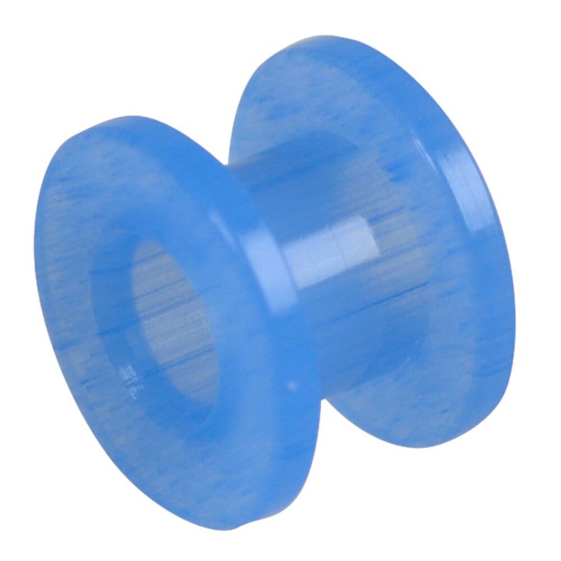�redr�n, Collar Button, �1,25mm, bl�, plast, steril *Denne vare tages ikke retur*