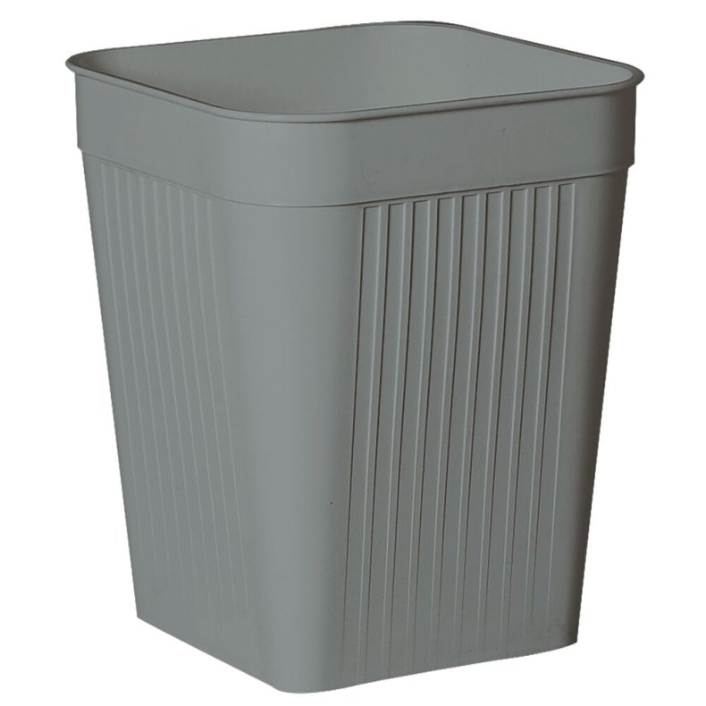 Papirkurv, Bantex, gr�, PP, 14 l, til tungt affald