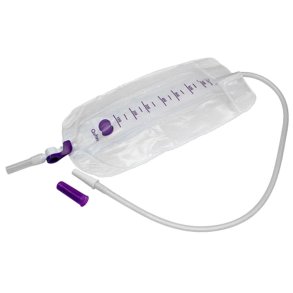 Urinpose, benpose, Qufora, 50cm, 750 ml, flerkammer, NRV/Q-flow, NW bagside, just�rbar slange, nattilkobling, singlepak