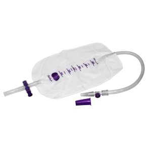 Urinpose, benpose, Qufora, 30cm, 600 ml, etkammer, CV/NRV, NW bagside, nattilkobling, pr�veudtag, steril *Denne vare tages ikke retur*