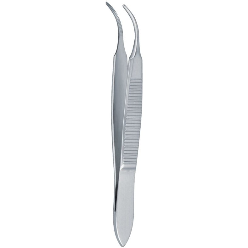 Irispincet, Graefe, 7cm, rustfrit st�l, anatomisk, b�jet *Denne vare tages ikke retur*