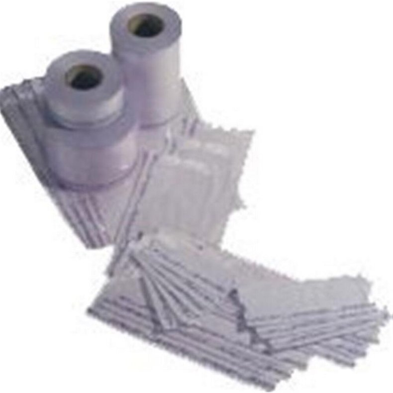 Autoklaverulle, 100m x 100x50mm, med fold, B: 100 mm X H: 50 mm, L: 100 meter *Denne vare tages ikke retur*