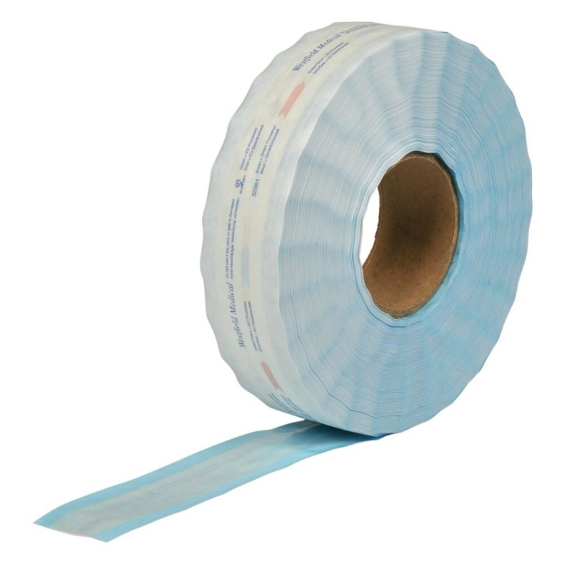 Autoklaverulle, 200m x 100mm, uden fold, B: 100 mm, l�ngde 200 meter