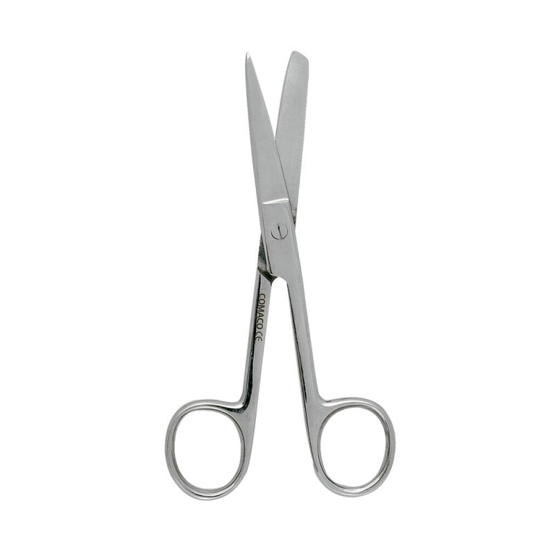 Kirurgisk saks, 13cm, rustfrit st�l, lige, spids/stump