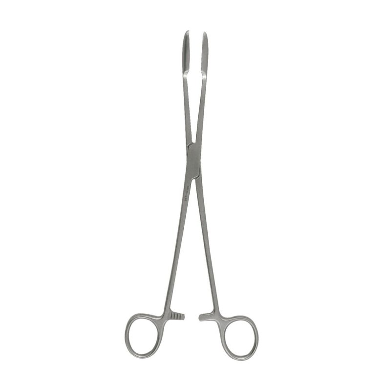 Tampontang, 26cm, rustfrit st�l, buet spids