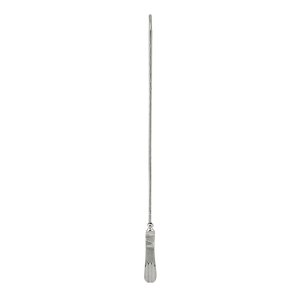 Uterinsonde, 32cm, �4mm, rustfrit st�l, b�jelig
