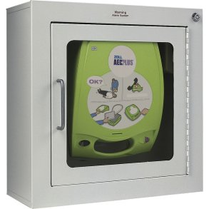 V�gskab, Zoll AED Plus, 23x44,5x44,5cm, hvid, med alarm *Denne vare tages ikke retur*