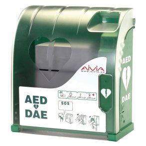 V�gkabinet, Aivia 200, gr�n, plast, med varme, lys og alarm *Denne vare tages ikke retur*