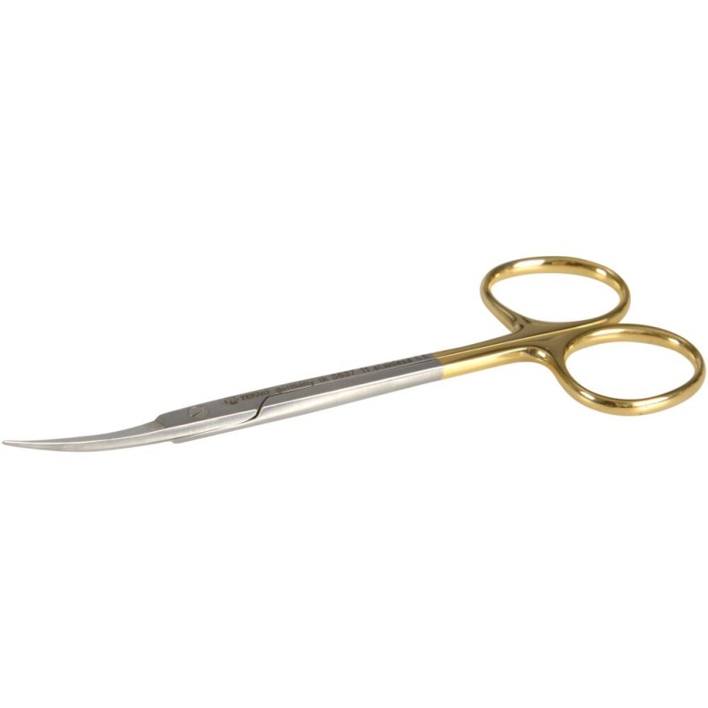 �jensaks, 11,5cm, rustfrit st�l, buet, spids/spids *Denne vare tages ikke retur*