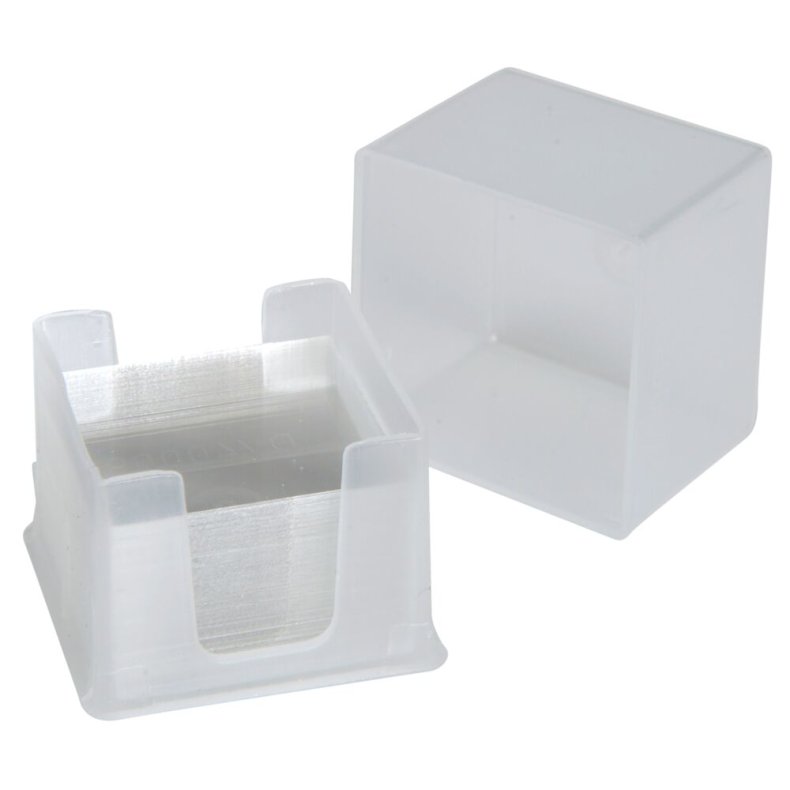 D�kglas, 2,4x2,4cm, til mikroskopi, engangs