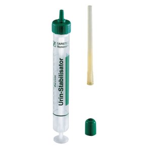 Urinmonovette, 10 ml, gr�n, med stabilisator (borsyre)