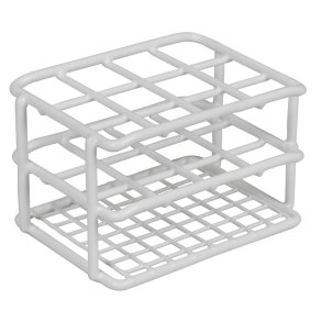 Tr�dstativ, hvid, PE/st�l, 3x4 huller, hul 18x18mm, 62mm h�j