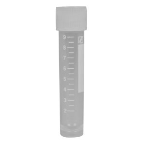 Urinpr�ver�r, Sarstedt, 10 ml, med skruel�g, skrivefelt og flad bund, steril *Denne vare tages ikke retur*