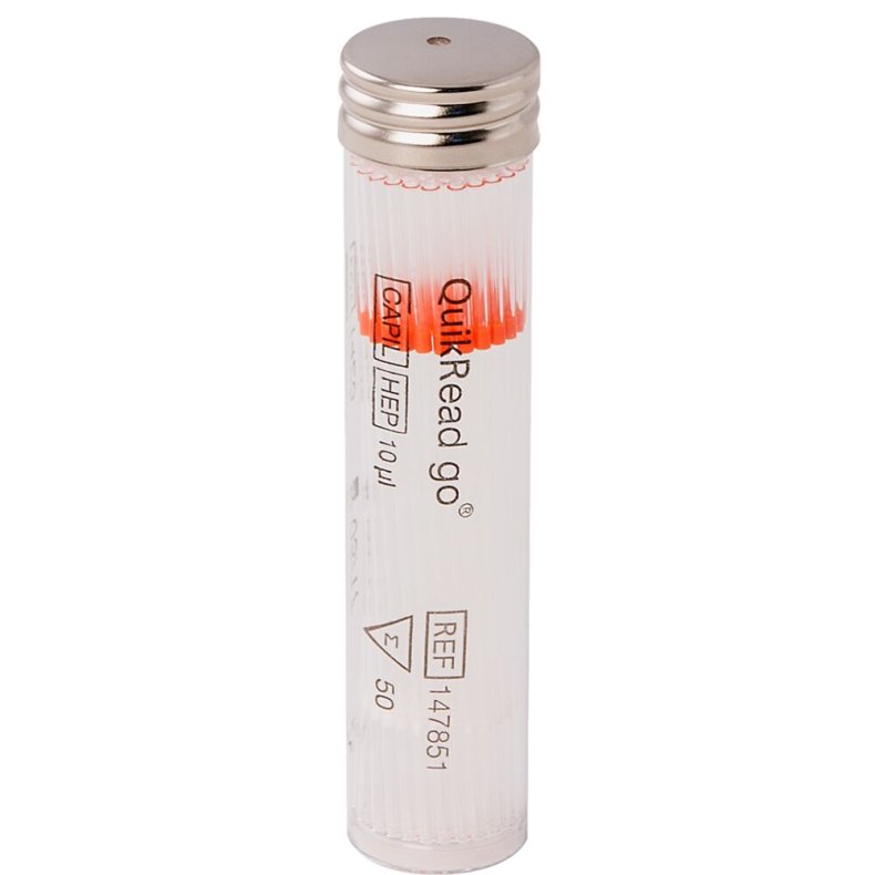 Kapill�rr�r, QuikRead Go, 10 ul, passer til wrCRP, 20 g *Denne vare tages ikke retur*