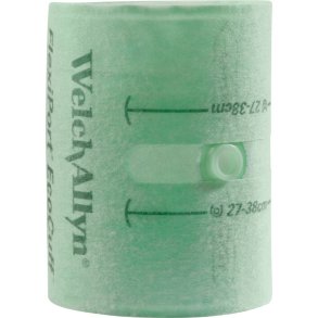 Manchet, Welch Allyn, ECOCUFF, 72,4x15,3cm, gr�n, �n-patients manchet, voksen, str 11, 27-38 cm *Denne vare tages ikke retur*
