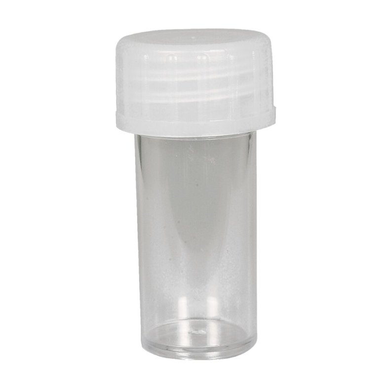 Urinpr�veflaske, 15 ml, transparent, med skruel�g