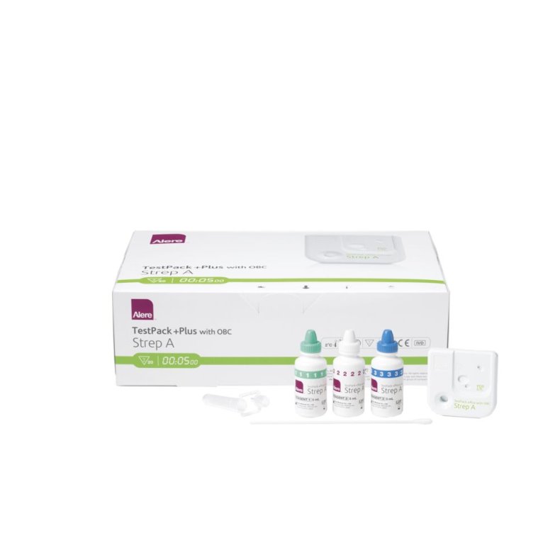 Strep A test, Testpack+, Kassette, 1,118 kg
