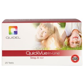 Strep A test, QuickVue  In-Line, Kassette, 583 g