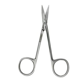 Saks, 11x5,2cm x 3mm, rustfrit st�l, buet, spids/spids, fin