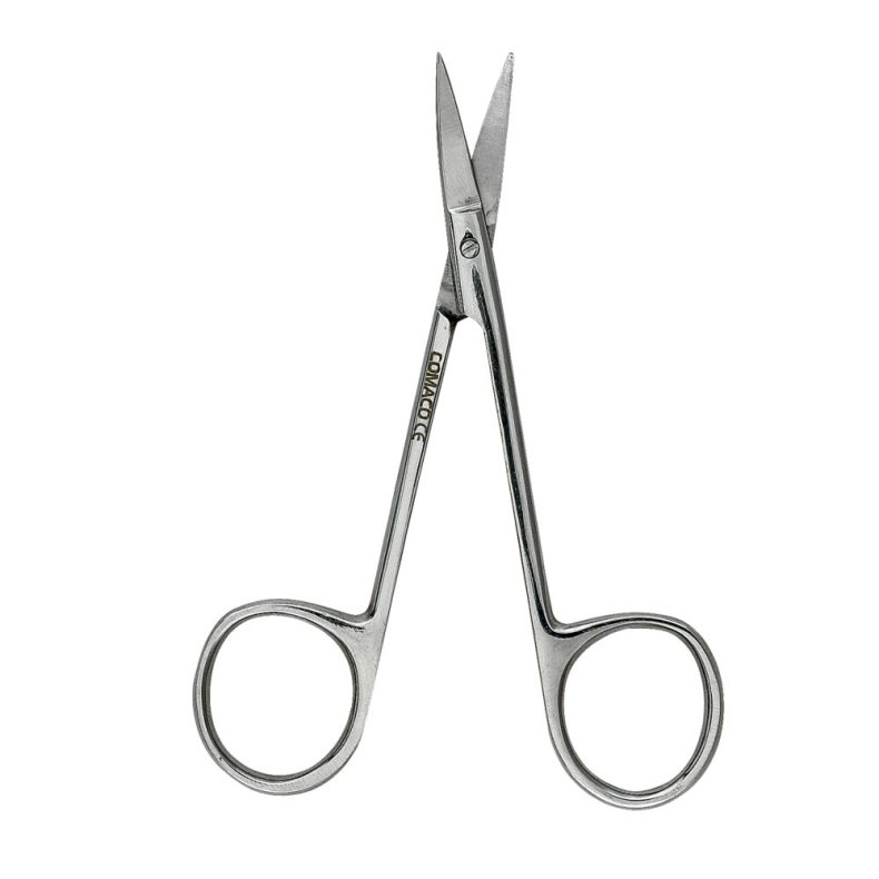 Saks, 11x5,2cm x 3mm, rustfrit st�l, buet, spids/spids, fin