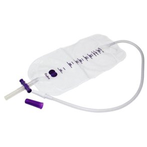 Urinpose, benpose, Qufora, 50cm, 800 ml, etkammer, CV/NRV, NW bagside, just�rbar slange, nattilkobling, singlepak