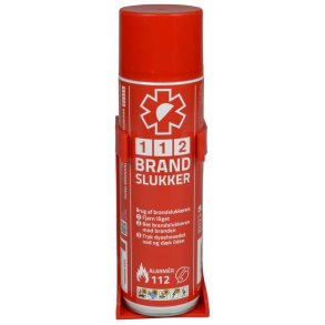 112 Brandslukker, 400 ml, inkl. holder