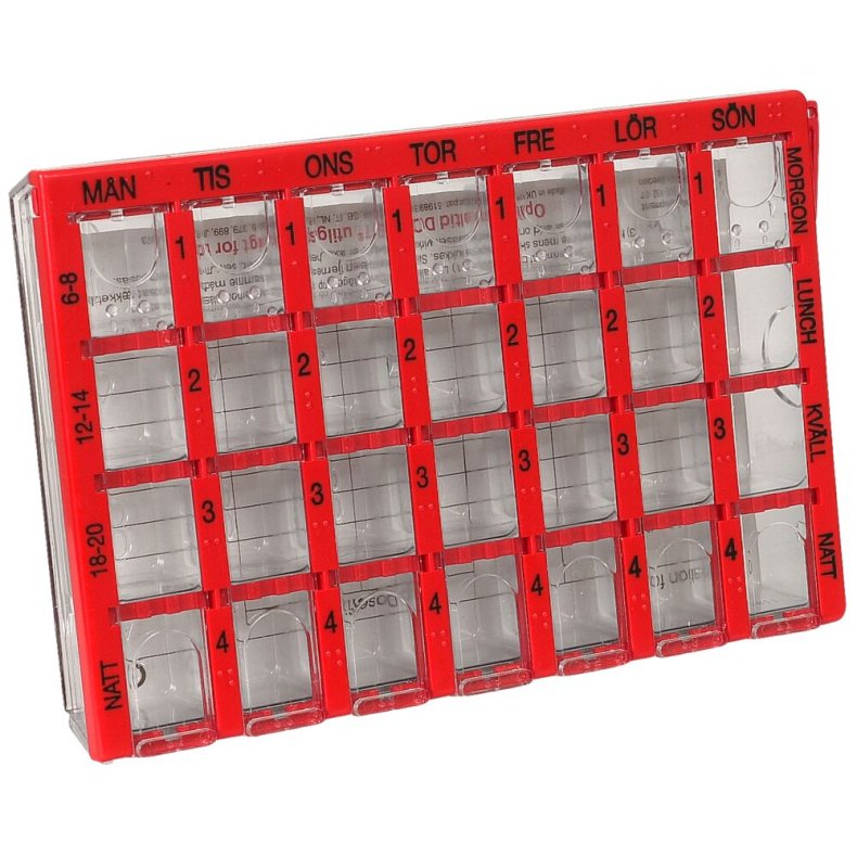 Doserings�ske, Dosett Medi, r�d