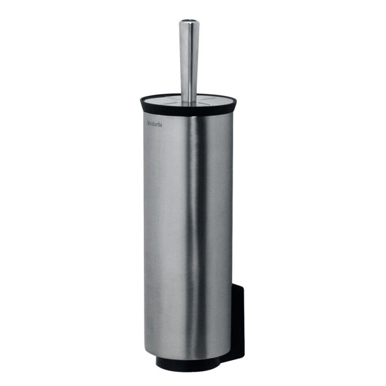 Toiletb�rste, Brabantia, 42,6cm, �12cm, st�l mat, st�l, klar til v�gmontering *Denne vare tages ikke retur*