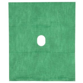 Hulstykke, Barrier, 2-lags, 60x50cm, gr�n, uden kl�b, med hul 6x8cm, steril, engangs *Denne vare tages ikke retur*