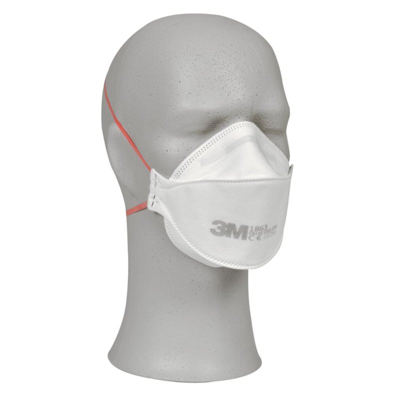 �ndedr�tsv�rn, 3M, One size, hvid, FFP3, uden ventil, engangs