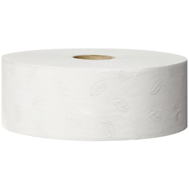 Jumborulle, Tork T1 Advanced, 1-lags, Midi, 500m x 9,7cm, �26cm, hvid, genanvendt papir