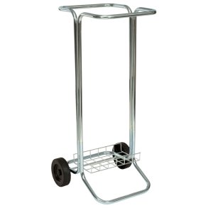 Affaldsstativ, st�l blank, galvaniseret st�l, 100 l, leveres usamlet *Denne vare tages ikke retur*