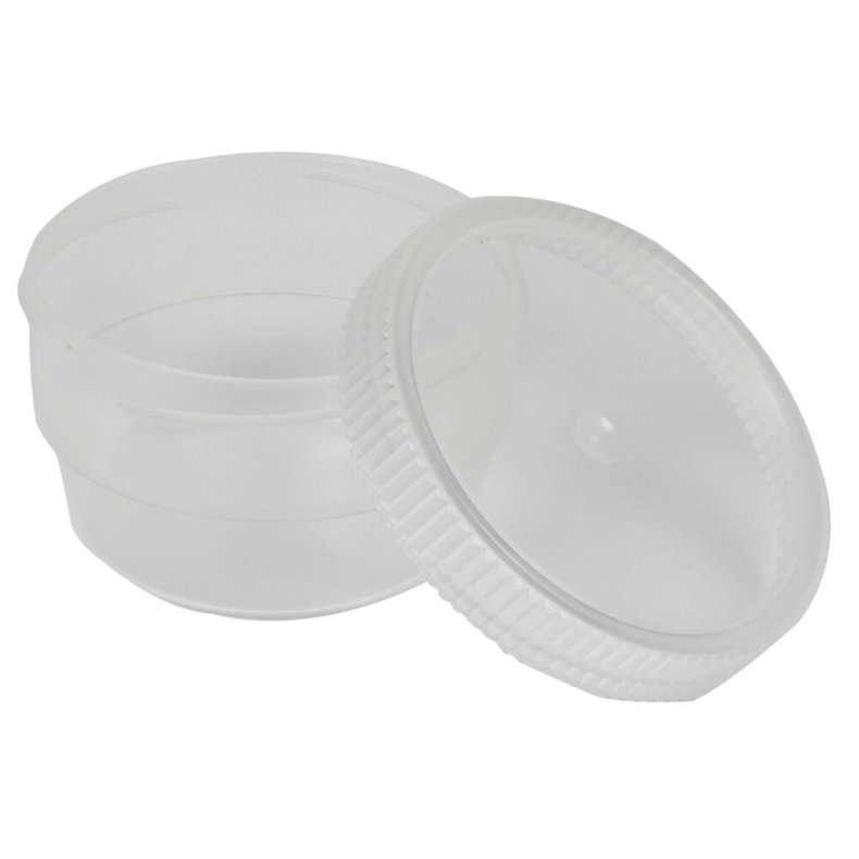 Plastiksk�l, 60 ml, med skruel�g