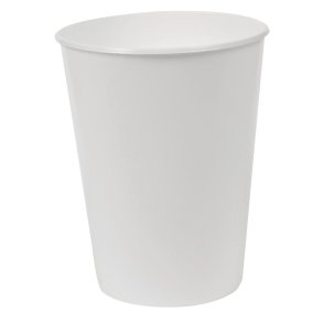 Drikkekrus, 185 ml, hvid, PP, med m�lestreger, engangs