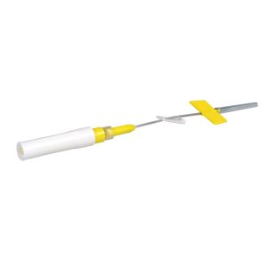 Subcutankanyle, BD Saf-T-Intima, gul, 24G, 0,75