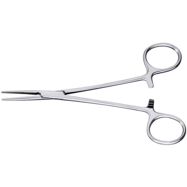 Arterieklemme, Mikro-mosquito, 12cm, rustfrit st�l, buet *Denne vare tages ikke retur*