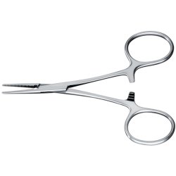 Arterieklemme, Mikro-mosquito, 12cm, rustfrit st�l, lige *Denne vare tages ikke retur*