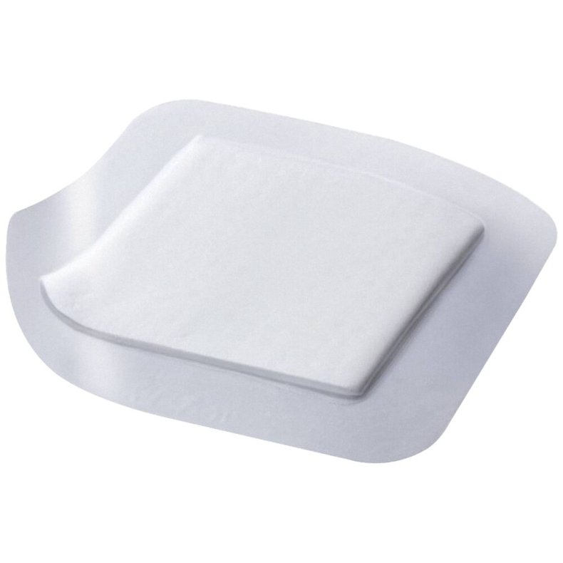 Skumbandage, Cutimed Siltec B, 10x10cm, m/silikonekontaktlag og silikonekl�b, latexfri, steril, engangs *Denne vare tages ikke retur*