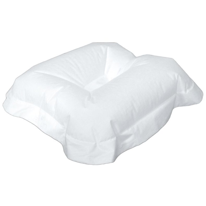 Trykaflastende pude, Levabo All Up Head, 28x30x5cm, hvid