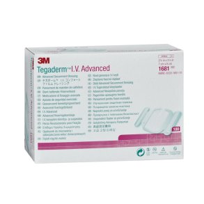 IV-fiksering, Tegaderm I.V. Advanced, 8x7cm, transparent, latexfri, steril *Denne vare tages ikke retur*