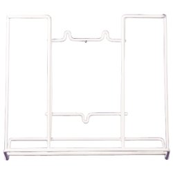 Dispenser, 10,5x27x22,5cm, hvid, metal, til h�ndkl�deark