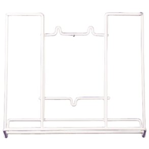 Dispenser, 10,5x27x22,5cm, hvid, metal, til h�ndkl�deark