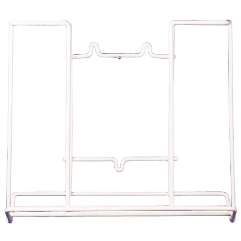 Dispenser, 10,5x27x22,5cm, hvid, metal, til h�ndkl�deark