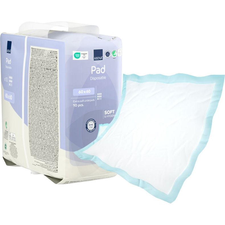 Extra soft disposable, ABENA Pad, 60x60cm, usteril