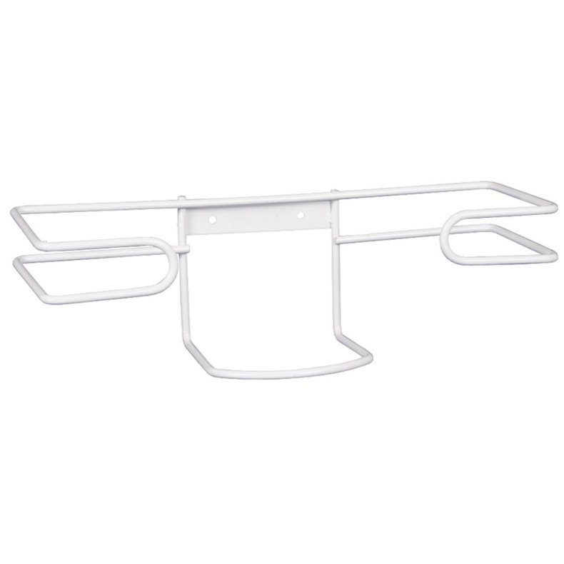 Handskestativ, 8x27x10,3cm, hvid, metal, universal, til 1 �ske, ikke justerbar