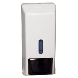 Dispenser, neutral, 700 ml, hvid, plast, til s�be