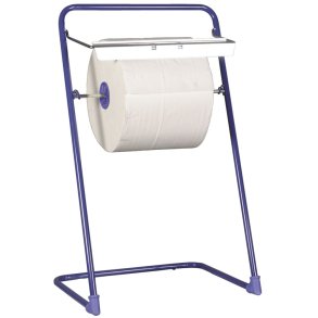 Gulvstativ, neutral, 40,5x50x84cm, bl�, rustfrit st�l, til v�rkstedsruller