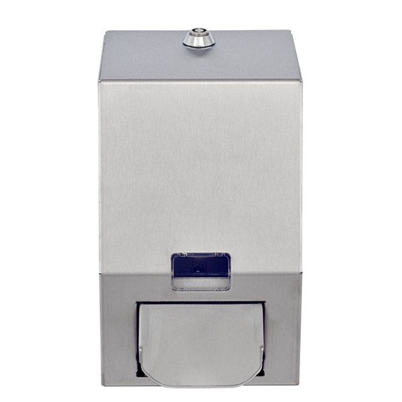 Dispenser, SCJ Professional, 1000 ml, s�lv, metal, manuel, rustfri, 0,7ml pr. dosering