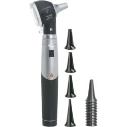 Otoskop, HEINE, mini 3000, LED, F.O. inkl. h�ndtag og �retragte