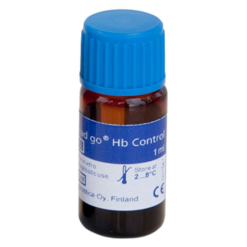 Hb kontrol til 20 �l kapill�rr�r, QuikRead, 1 ml, k�levare, 20 g *Denne vare tages ikke retur*